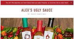 Desktop Screenshot of alexsuglysauce.com